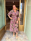 Vestido flores nudo