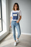 Camiseta chic topos