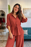 Conjunto crepé ajustable