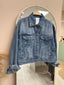 Chaqueta tejana oversize