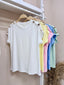 Camiseta mangas botones oro