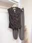 Conjunto chaleco encaje