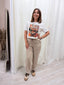 Camiseta leopardo pañoleta