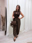 Conjunto chaleco encaje