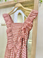 Vestido vichy sisa volante