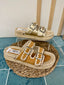 Sandalias doble hebilla
