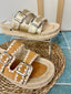 Sandalias doble hebilla