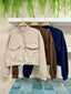 Bomber comfy abotonada