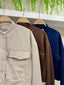 Bomber comfy abotonada