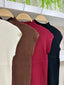 Camiseta perkin punto canalé