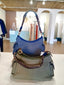 Bolso lona doble bolsillo